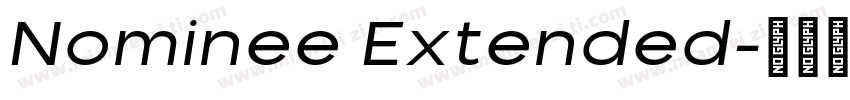 Nominee Extended字体转换